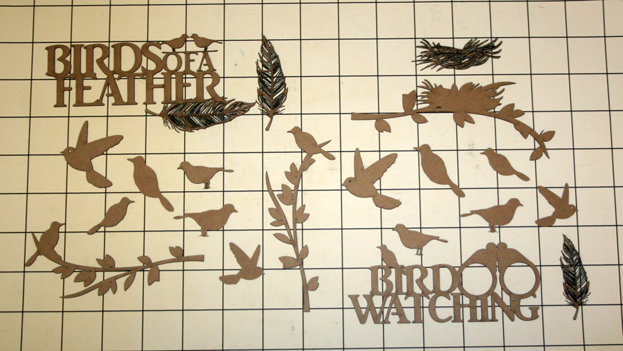 Birdwatching Shape Set - Click Image to Close