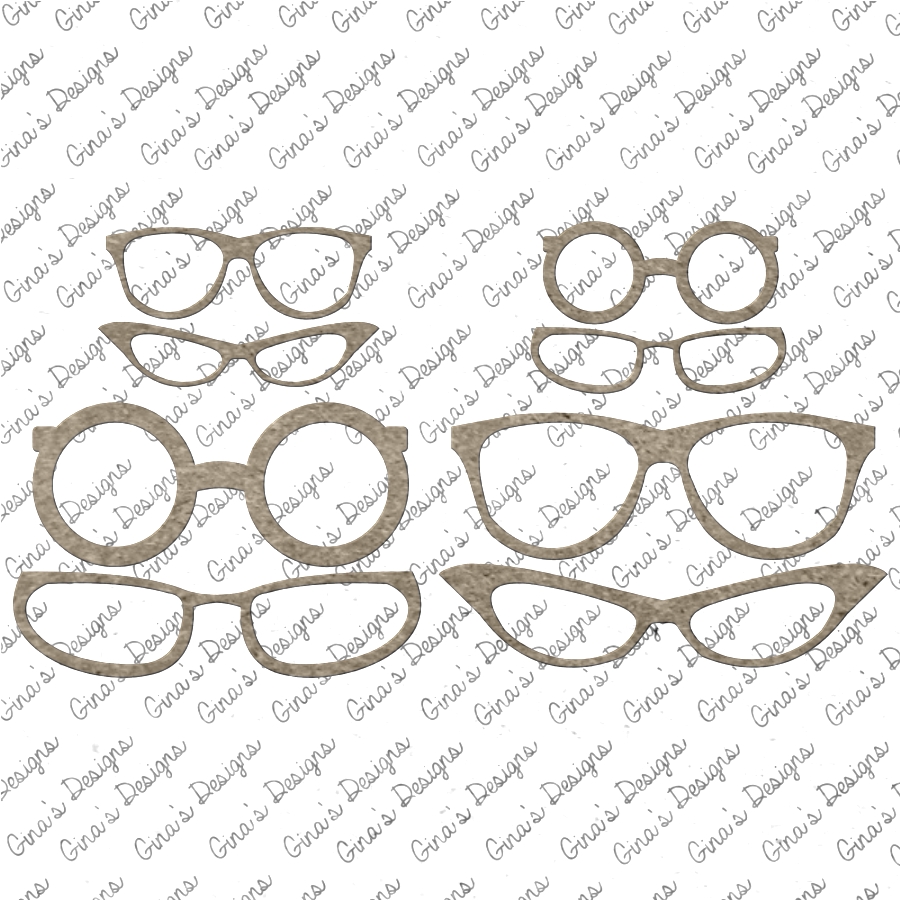 Eyeglasses Shape Set - Click Image to Close