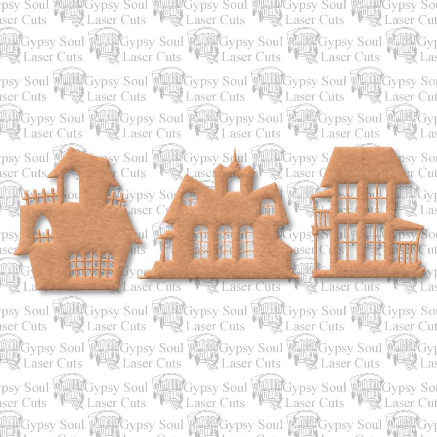 Haunted Houses Set - Click Image to Close