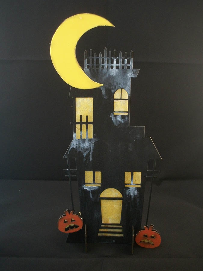 Haunted House Silhouette 2 - Click Image to Close