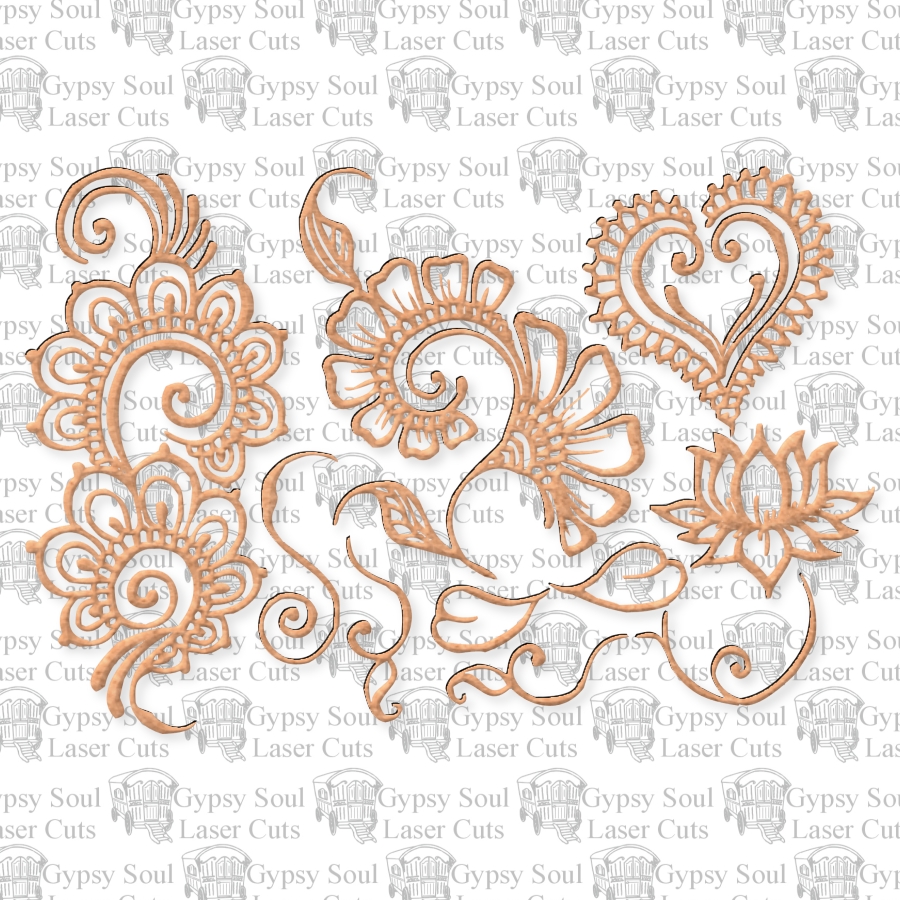 Henna Doodles 1 - Click Image to Close