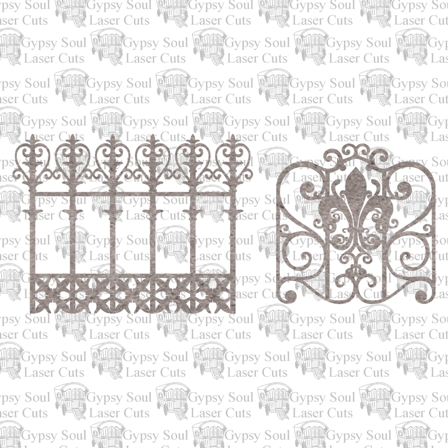 Mini Fence and Gate - Click Image to Close