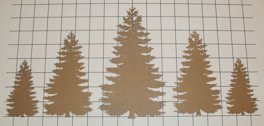 Pine Tree Shape Set - Click Image to Close