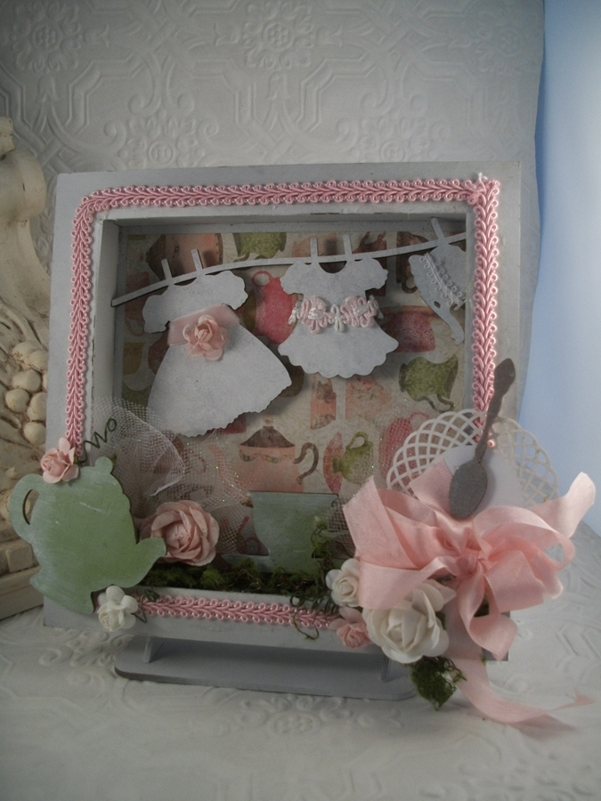 7 by 7 Themed Shadowbox Toddler Girl - Click Image to Close