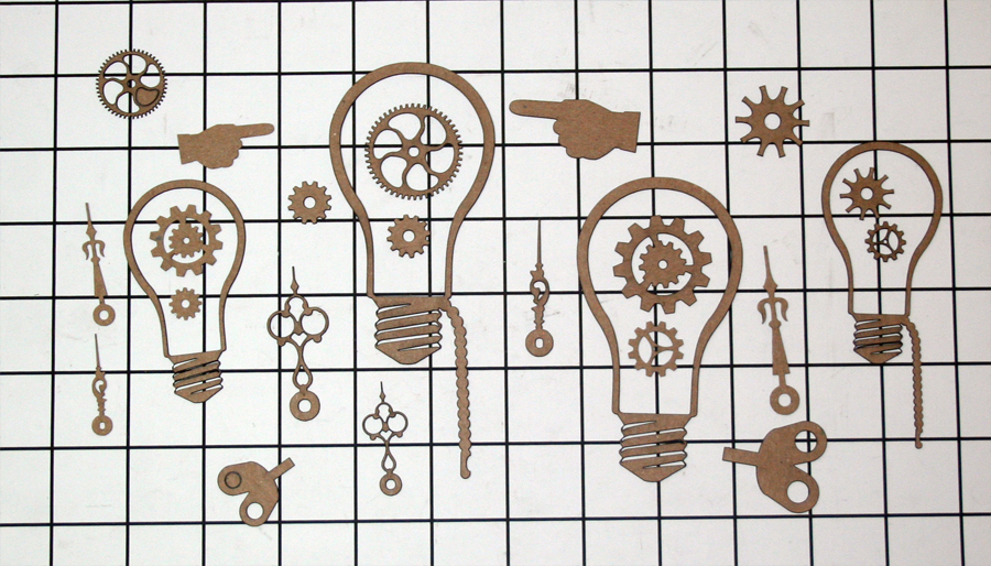 Steampunk Lightbulb Set - Click Image to Close