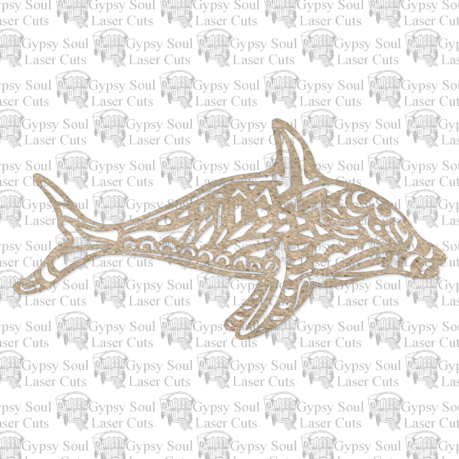 Tribal Dolphin - Click Image to Close