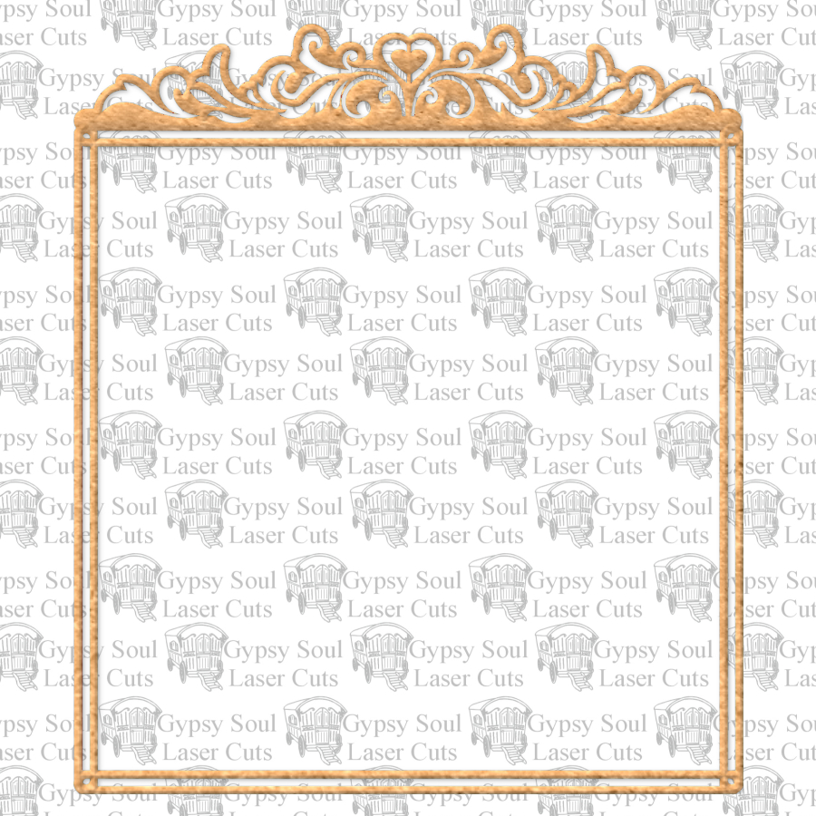 Valentine Scroll Top Frame - Click Image to Close
